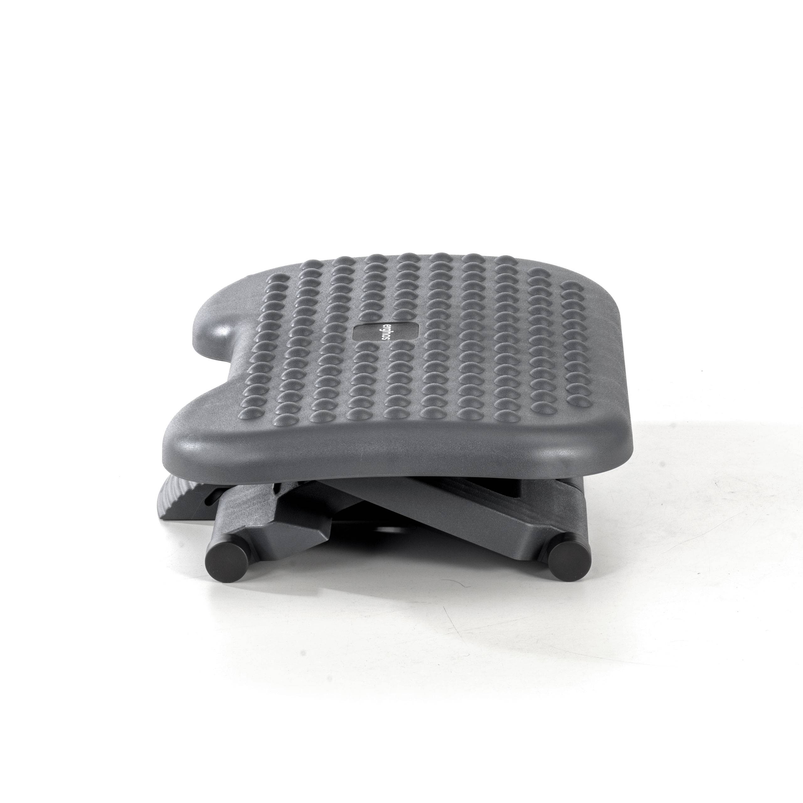 SenDeluz Repose-Pieds Bureau Réglable - 4 Hauteurs, Pliable, Massage, Charge 120kg